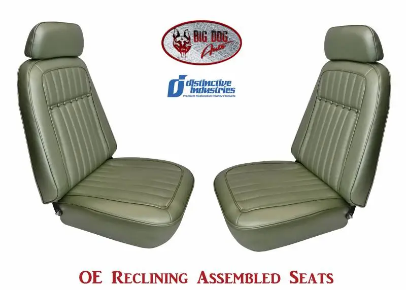 1969 Camaro Deluxe with Comfortweave OE Reclining Front Bucket Seats
