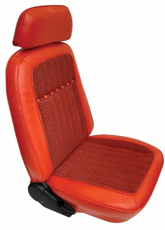 1969 Camaro Deluxe Houndstooth OE Reclining Front Bucket Seats thumbnail 2
