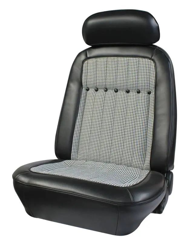 1969 Camaro Deluxe Houndstooth OE Reclining Front Bucket Seats thumbnail 3