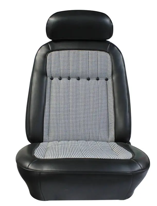 1969 Camaro Deluxe Houndstooth OE Reclining Front Bucket Seats thumbnail 4