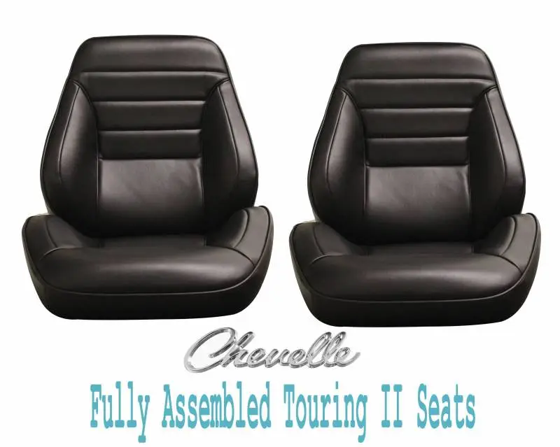 1965 Chevelle & El Camino Touring II Front Bucket Seats Assembled