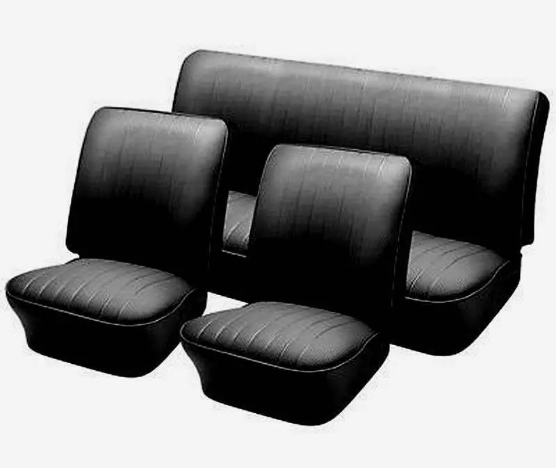 1958-64 VW Volkswagen Bug Beetle Convertible Original Style Seat Upholstery, Front and Rear