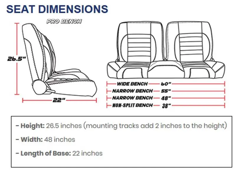 TMI Pro Series Sport XR Low Back Bucket Seats - Universal thumbnail 7