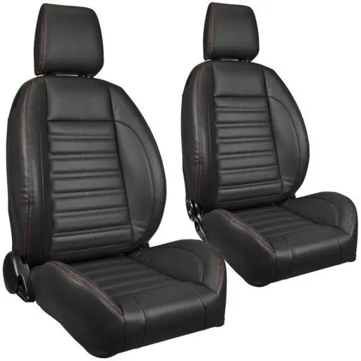 TMI Pro Series Low Back Bucket Seats w/Headrests for Chevelle, El Camino