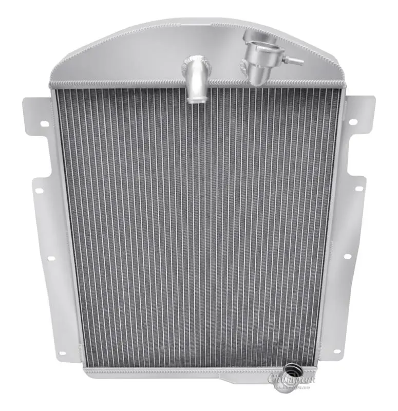 1937 Chevy Pick Up Truck w/Inline Six Champion Three Row Radiator CC3738 thumbnail 3