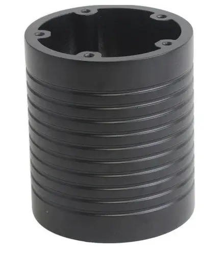 Five Hole Black Billet Spacer, 4"