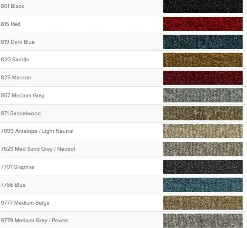 Molded Cut-Pile Carpet for 1996 - 1999 Suburban, Your Choice of Color thumbnail 2