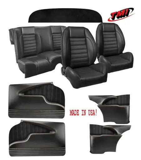 1955, 1956, 1957 Chevy Sport Bucket Seat Interior Kit 1