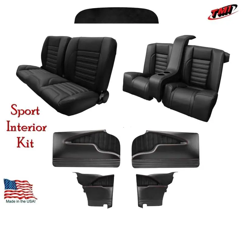1955, 1956, 1957 Chevy Sport Bench Seat Interior Kit 2