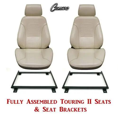 1969 Camaro Standard Touring II Front Bucket Seats Assembled