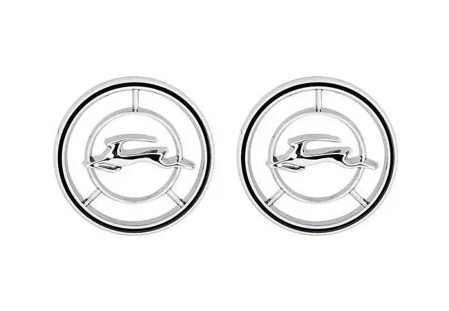 1965-66 Impala Circle Fender Emblem Set
