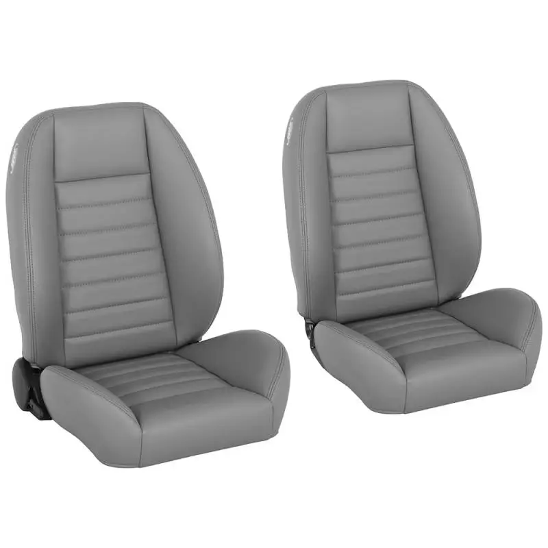 Cruiser Universal Lowback Bucket Seats - Gray thumbnail 2
