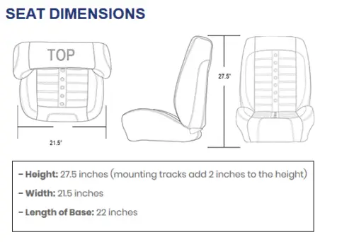 Cruiser Universal Lowback Bucket Seats - Red thumbnail 3