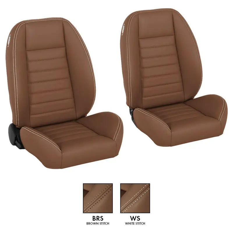 Cruiser Universal Lowback Bucket Seats - Brown