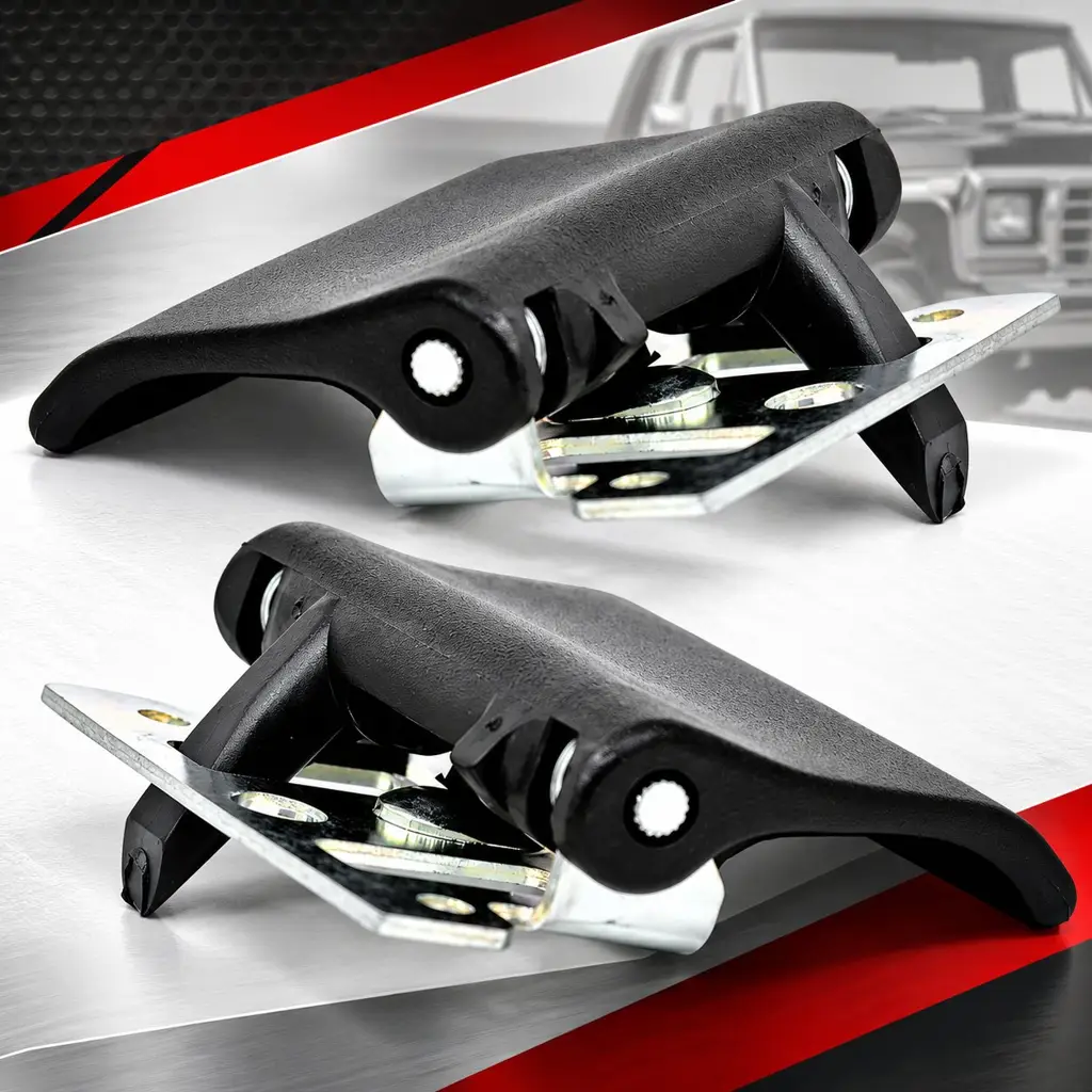 1968-1977 Ford Bronco / 1968-1972 F-Series Inside Door Handles – Black – Pair LH RH image 2
