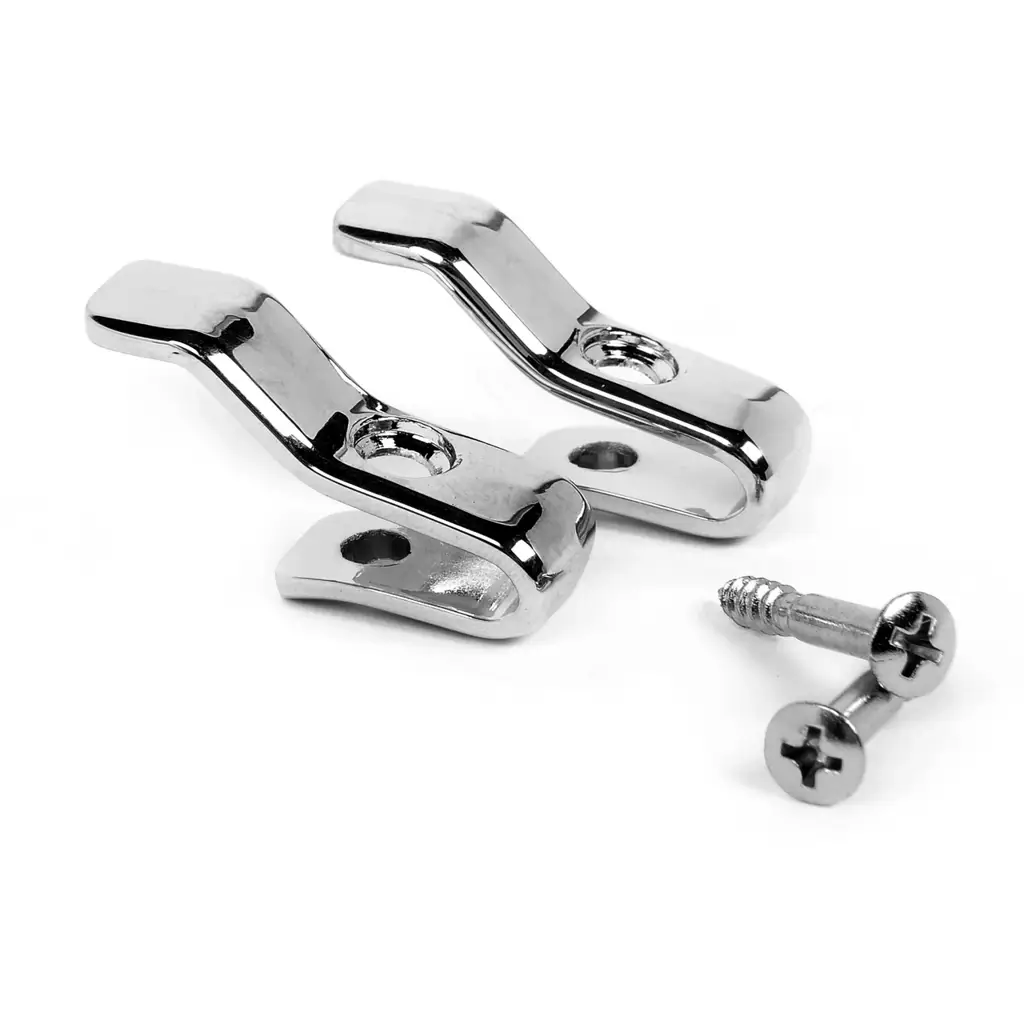 1964-1966 Ford Mustang Fairlane Falcon Galaxie Mercury Comet Chrome Coat Hooks – Pair