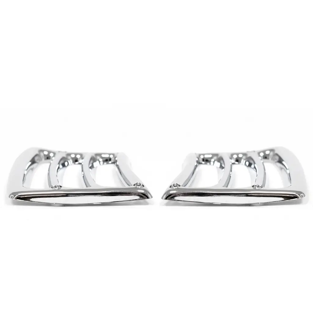 1964-1966 Ford Mustang Chrome Headlight Bucket Extension Trim - Pair thumbnail 4