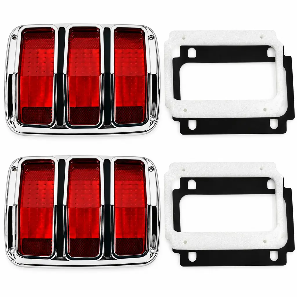 1965-1966 Ford Mustang LED Tail Light Conversion Kit 4-Piece Set LH RH - Dakota Digital & ACP image 4