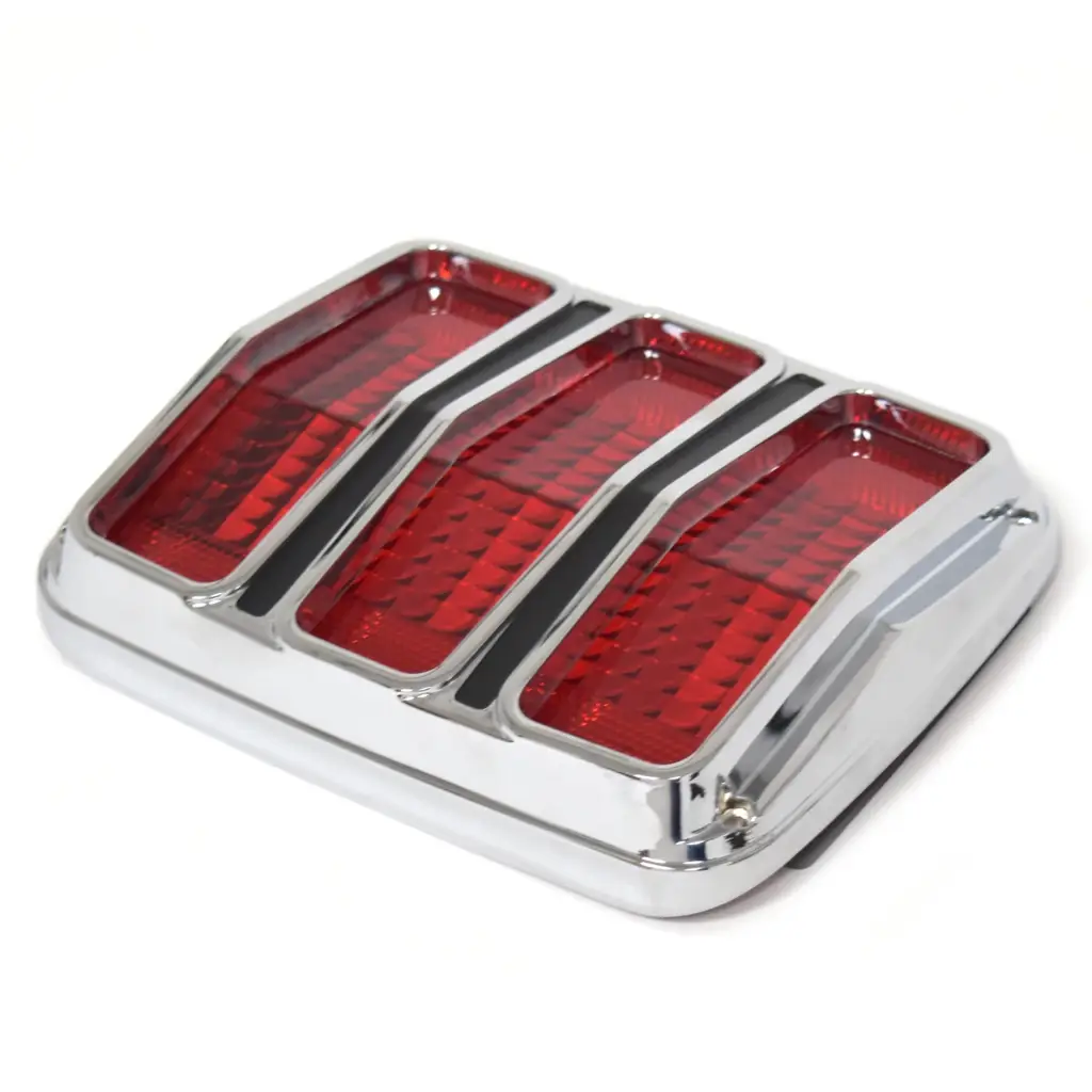 1965-66 Mustang Tail Light Assembly Pair w/Bezel & Lens, Both Right & Left Side image 5
