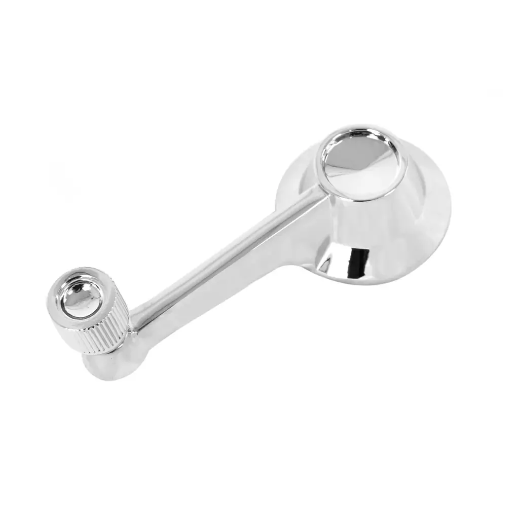 1963-1966 Ford Mustang Falcon Thunderbird Mercury Comet Door Window Crank Handles Chrome Knobs – Pair image 2