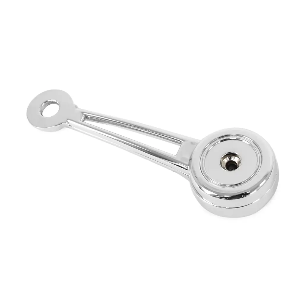 1969-1979 Ford Mustang F-Series Cougar Deluxe Door & Quarter Window Crank Handles – Chrome – Pair (LH RH) image 4