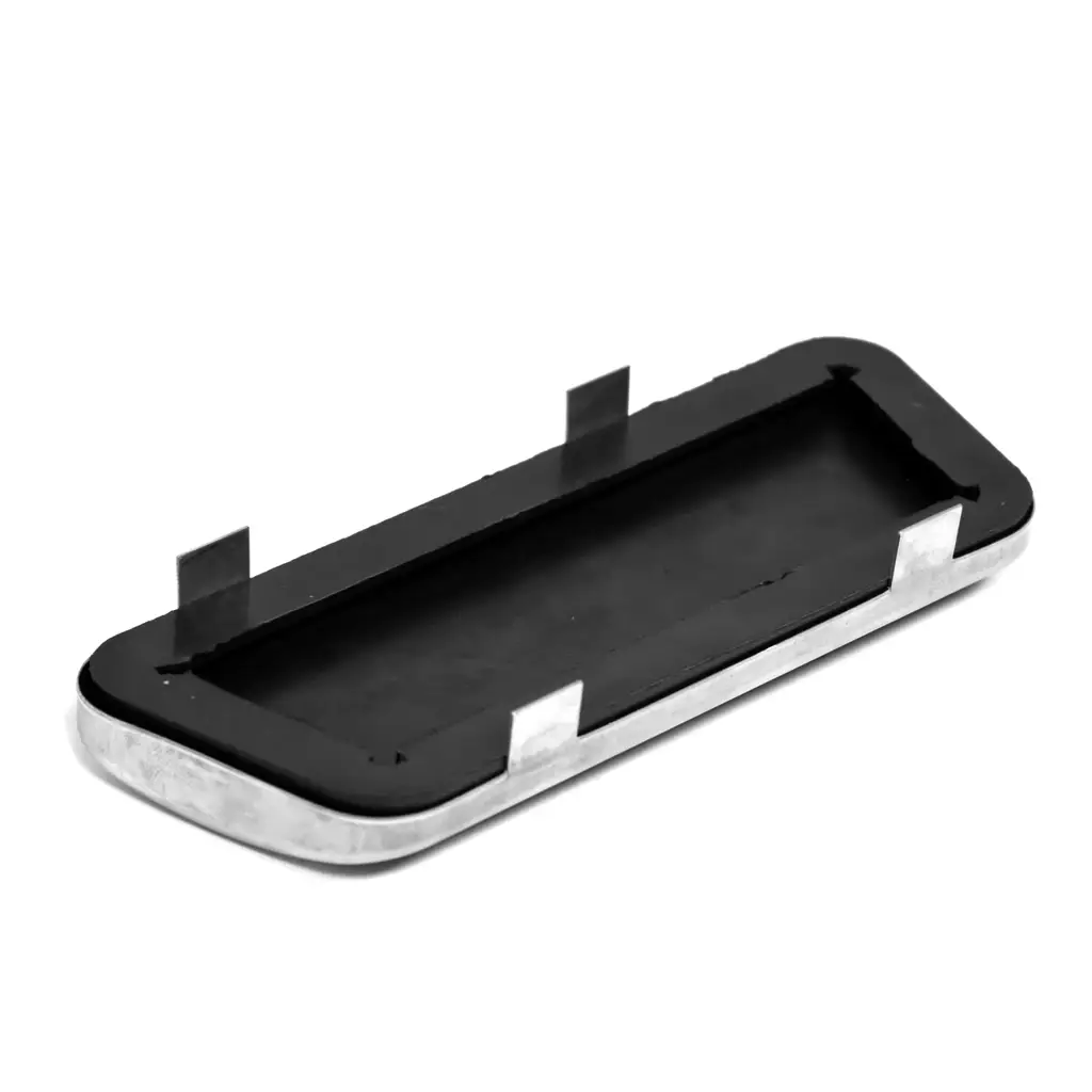 1966-1975 Ford Mustang Cougar Fairlane Falcon Torino Maverick Disc Brake Pedal Pad Automatic – Stainless Trim image 3