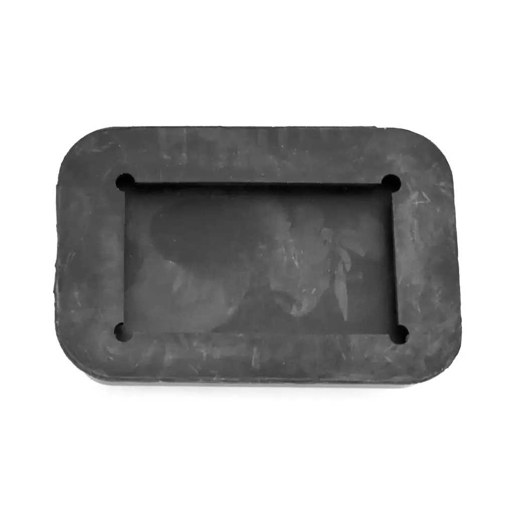 1969-1973 Ford Mustang Mercury Cougar Clutch Pedal Pad – Black Rubber – OE Style image 3