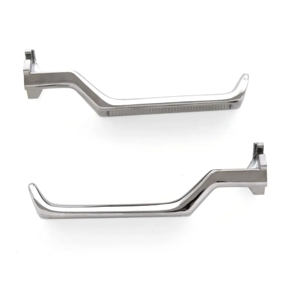 1980-1997 Ford F-Series Truck & Bronco Inside Door Handles Chrome Pair LH RH image 2