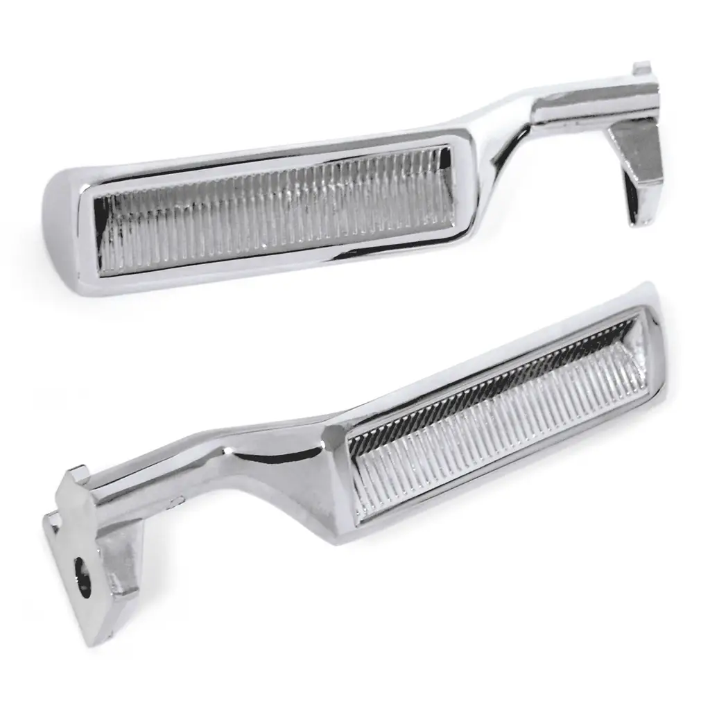 1980-1997 Ford F-Series Truck & Bronco Inside Door Handles Chrome Pair LH RH