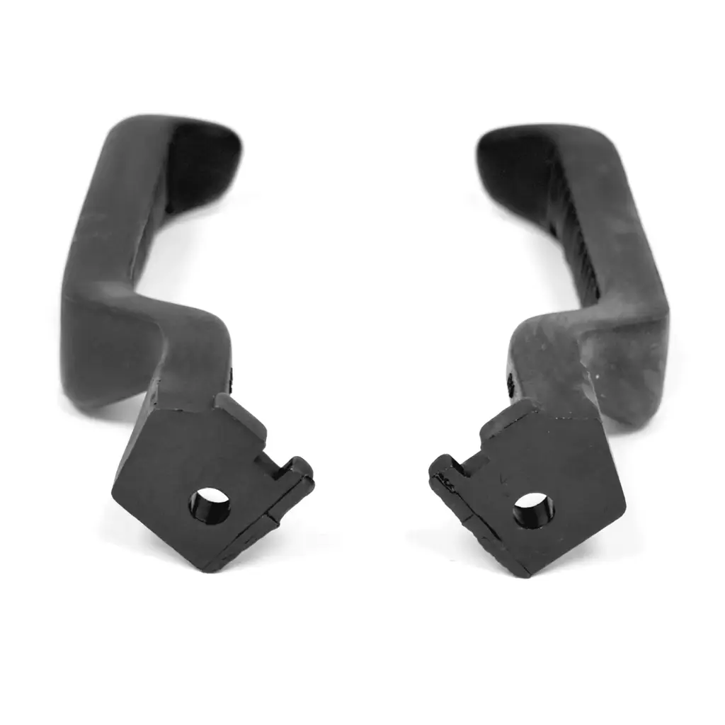 1980-1997 Ford F-Series F100 F150 F250 F350 & Bronco Inside Door Handles Black Plastic – Pair LH RH image 3