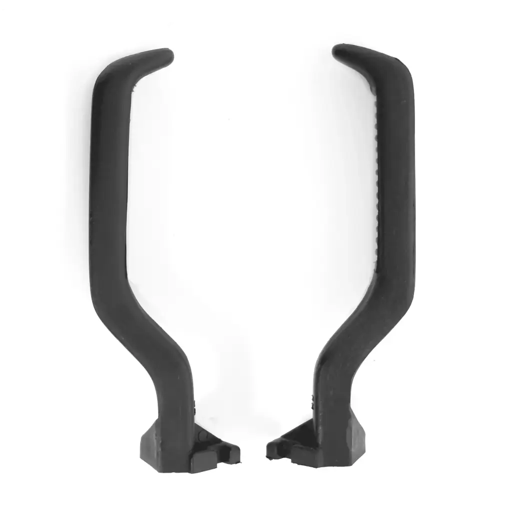 1980-1997 Ford F-Series F100 F150 F250 F350 & Bronco Inside Door Handles Black Plastic – Pair LH RH image 2
