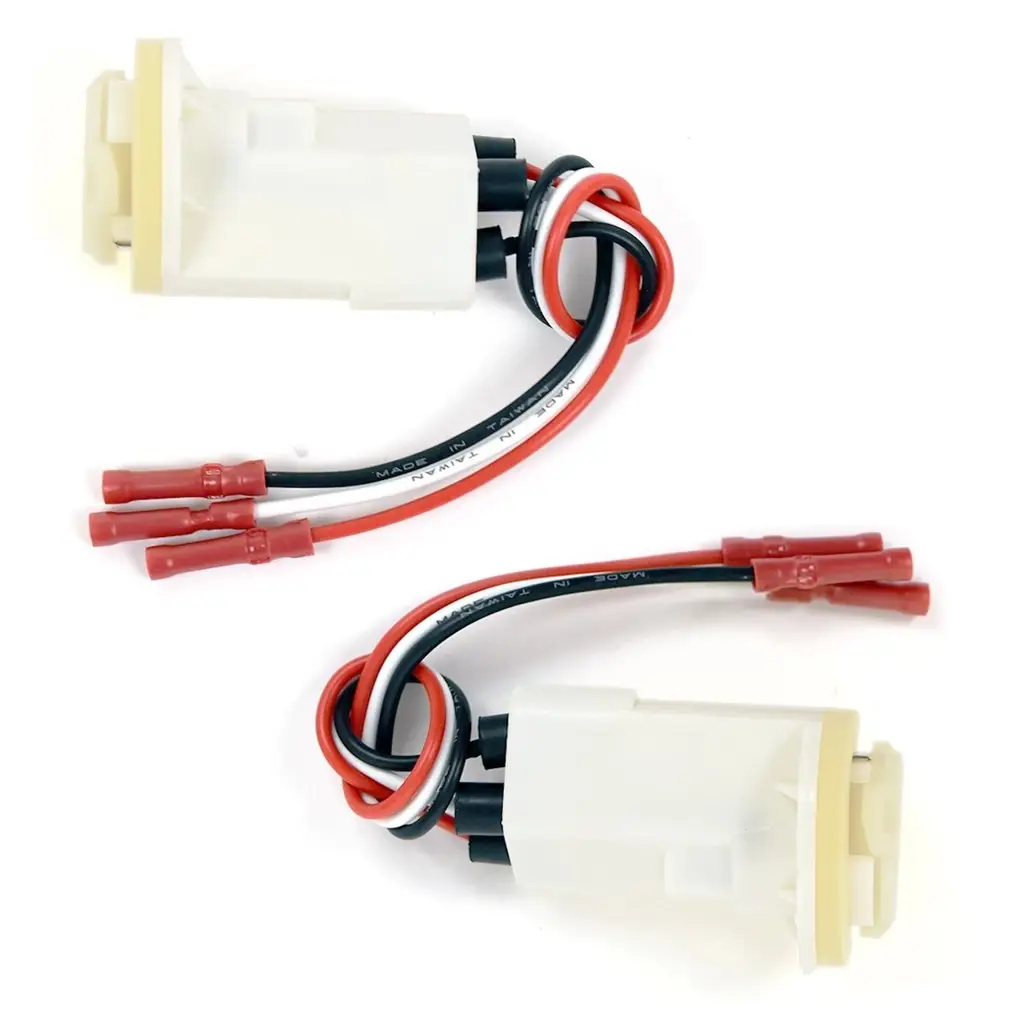 1974-1986 Ford F-100 F-150 F-250 F-350 Pickup Parking Tail Light Socket & Wiring Pigtail Pair thumbnail 3