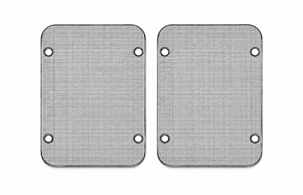 1958-1972 GM Buick Chevy Cadillac Pontiac Oldsmobile Kick Panel Speaker Grilles Pair