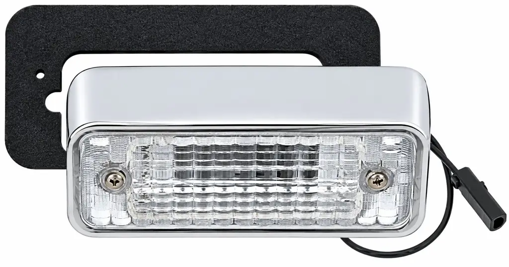 1969 Chevrolet Camaro Rally Sport RS Back-Up Light Lamp Assembly Set – Chrome – Pair LH RH image 4