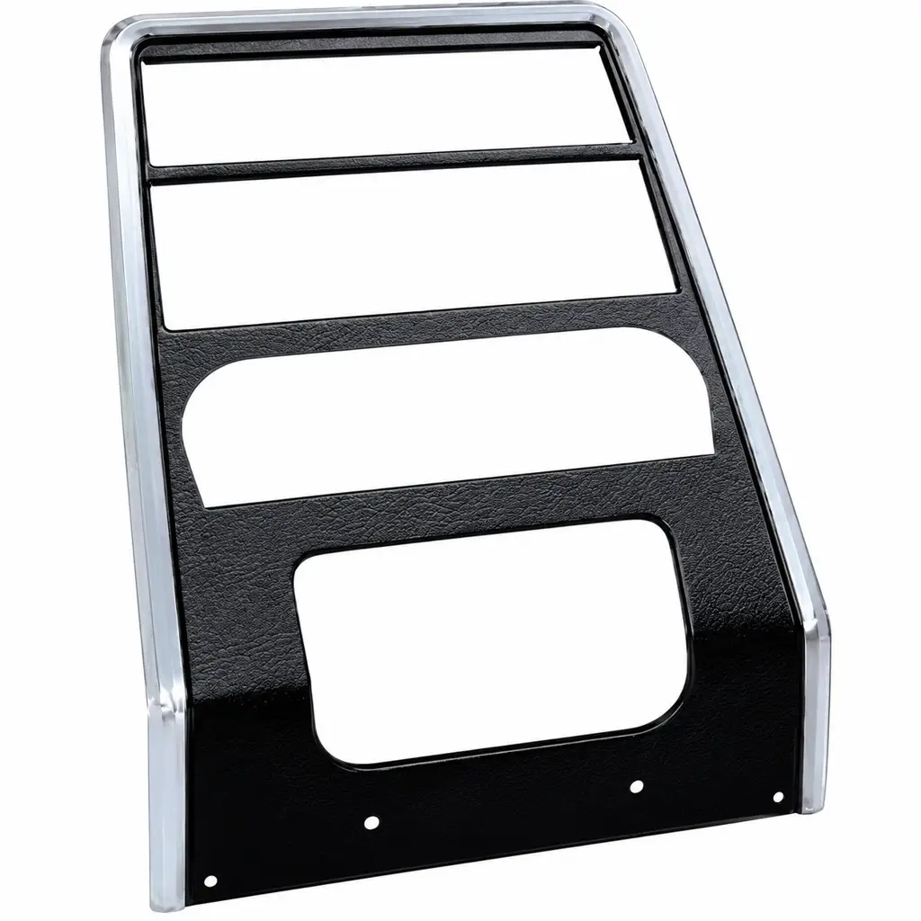 1967-1968 Camaro Firebird Center Dash Panel With AC Black Pebble Grain OER K203