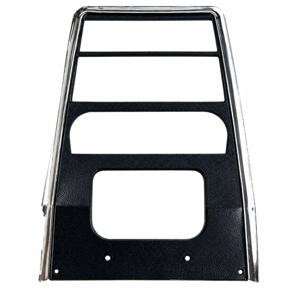 1967-1968 Camaro Firebird Center Dash Panel With AC Black Pebble Grain OER K203 image 3
