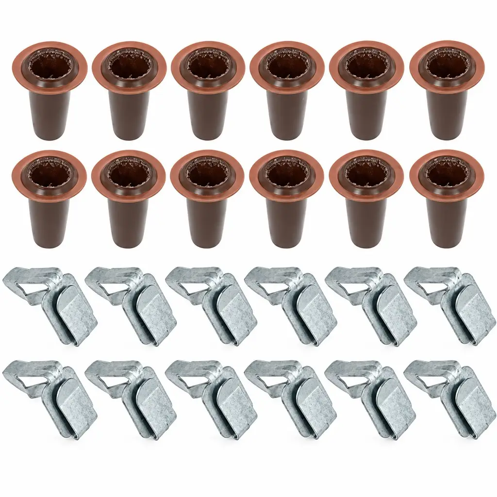 1958–1981 GM Door Panel Clip & Plug Mounting Hardware Kit – 24 Piece Set image 2