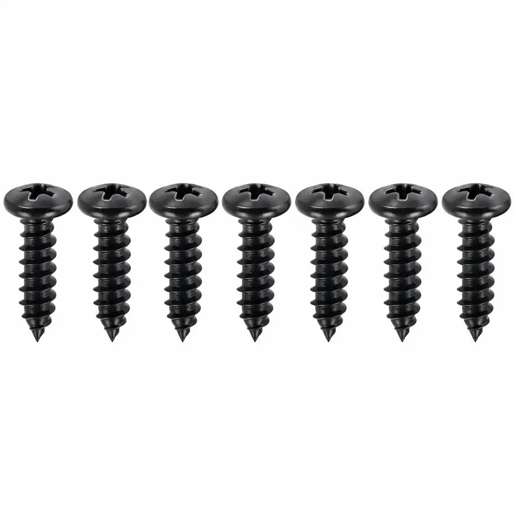 1967-1968 Camaro Firebird Dash Carrier Instrument Bezel Mounting Screw Set – 7 Piece
