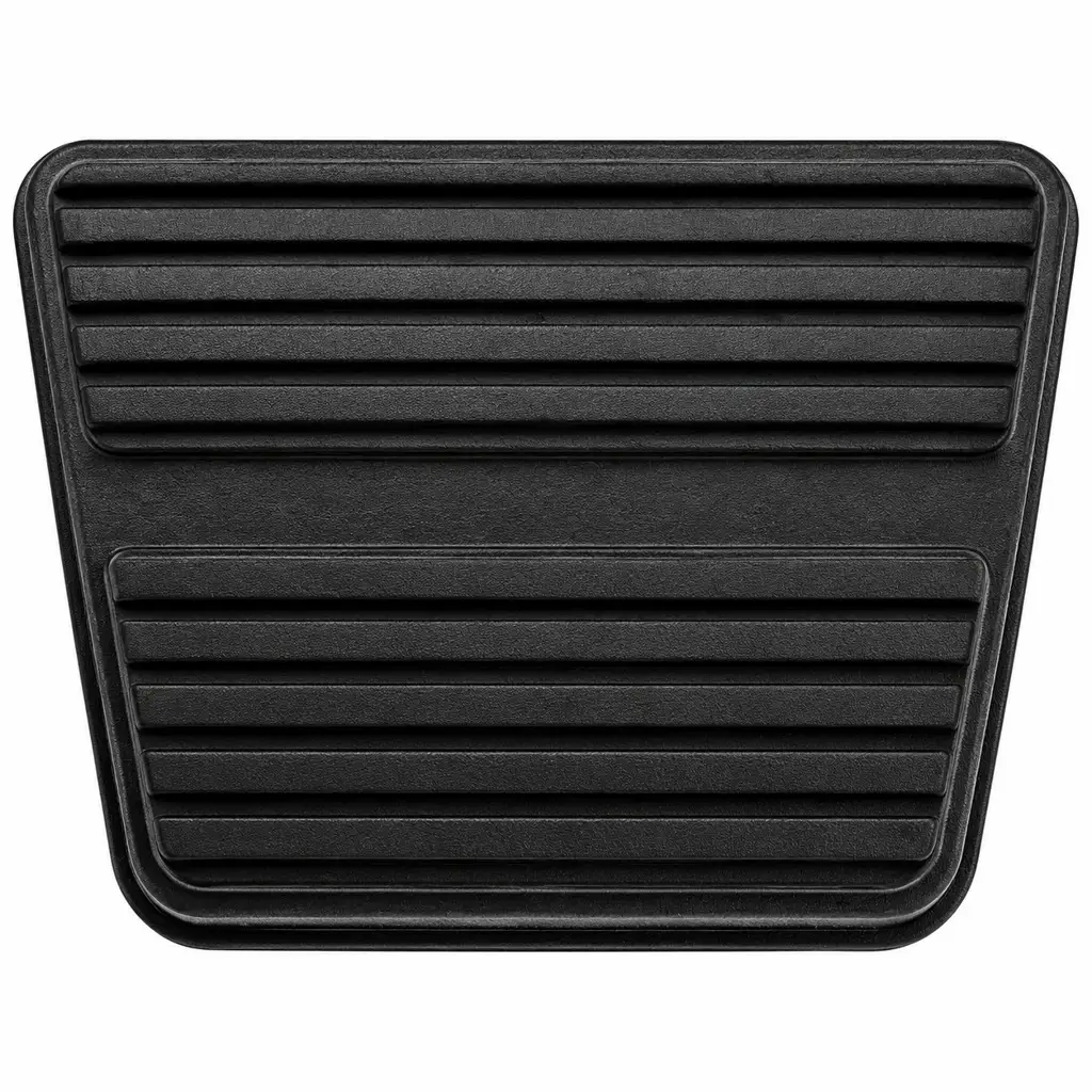 1967–1987 GM Camaro Firebird Corvette Nova Brake or Clutch Pedal Pad – Black Rubber image 2